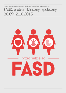 FASD: problem kliniczny i społeczny 30.09