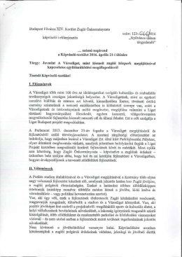 előterjeszt&eacute;s