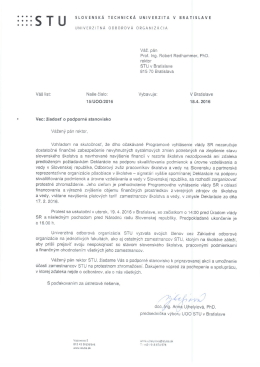 Vyhlásenie Odborového zväzu pracovníkov školstva a vedy na
