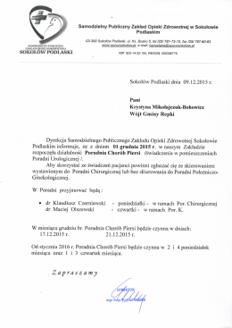 Samodzielny Publiczny Zakład Opieki Zdrowotnej w Sokołowie