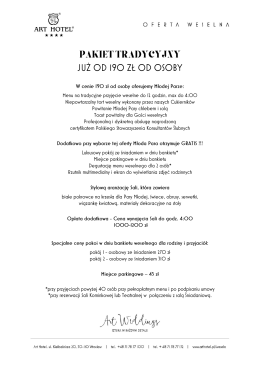 Przykładowe menu