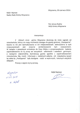 Interpelacja 27.2015 R.Nejman