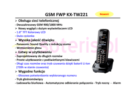 GSM FWP KX-TW221