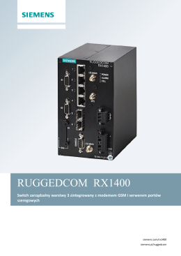 ruggedcom gedcom rx1400