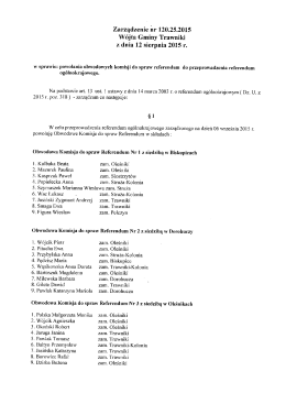 Zarządzenie nr 120.25.2015