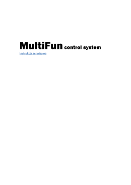 Instrukcja serwisowa sterownika MULTIFUN z wbudowanym