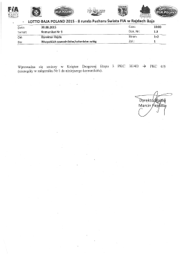 . - LoTTo BAJA POLAND 2015 - 8 runda Pucharu świata FIA w