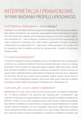 Interpretacja i prawidłowe wyniki badania profilu