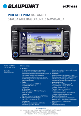 Blaupunkt philadelphia 845