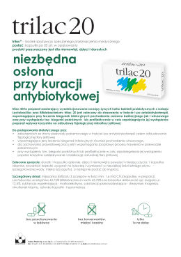 niezbędna osłona przy kuracji antybiotykowej