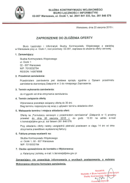 SŁUŻBA KONTRWYWIADU WOJSKOWEGO BIURO