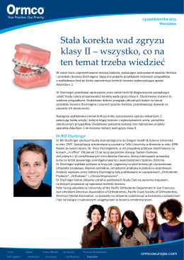 Stała korekta Wad zgryzu