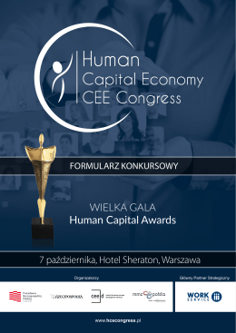 Human Capital Awards - Human Capital Economy CEE Congress