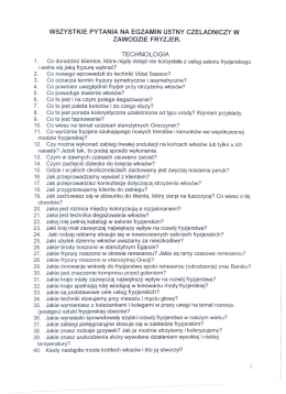 2015 Pytania Egzamin Ustny Czeladnik