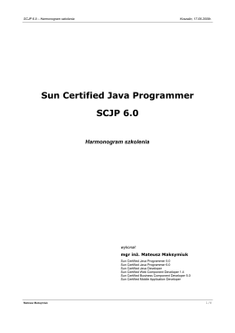 Sun Certified Java Programmer SCJP 6.0