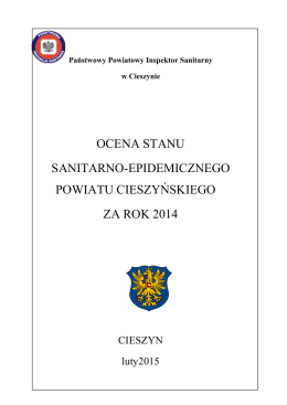 ocena stanu sanitarnego powiatu cieszyńskiego za 2014 r.