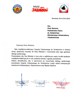 Podsekretarz Stanu ds. Kolejnictwa
