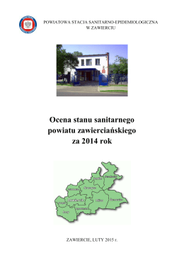 Ocena stanu sanitarnego powiatu zawierciańskiego za 2014 rok