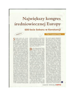 Największy kongres średniowiecznej Europy