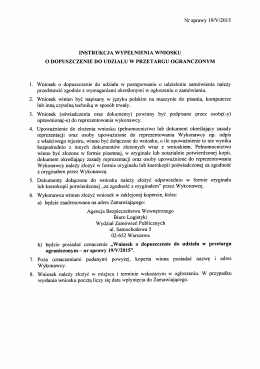 Instrukcja wypełnienia wniosku - BIP