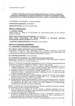 Gryfino: Przebudowa wewnętrznej drogi dojazdowej wraz z budową