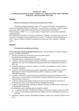 Protokol nr 1 - BIP Gmina Mikołajki Pomorskie