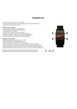 zegarek led - art-bart-pl