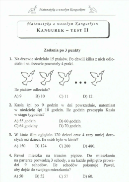 fž`lflotematyåo z wesołym Kangnrlíiem KANGUREK