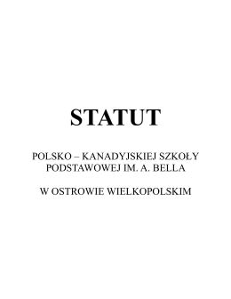 Statut szkoły - Szkoły Polsko