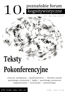 Poznańskie Forum Kognitywistyczne. Teksty Pokonferencyjne. Nr 9