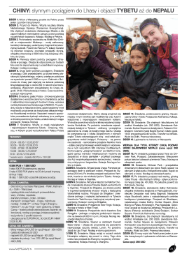 CHINY: słynnym pociągiem do Lhasy i objazd TYBETU aż do NEPALU