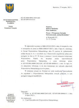 Informacja Odmowa Regio