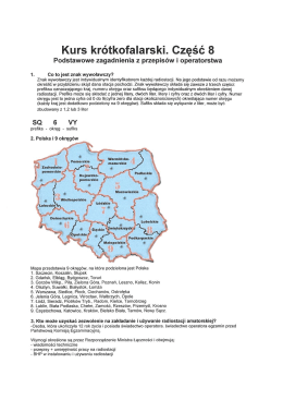 Podstawowe zagadnienia z przepis&oacute;w i operatorstwa