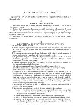 Regulamim Bursy - elkbursa.edu.pl