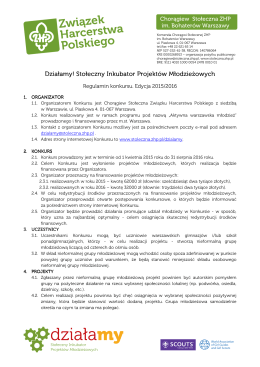 Regulaminem - Chorągiew Stołeczna ZHP