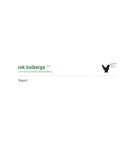 Raport - Rok Kolberga 2014