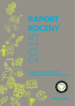 raport roczny - Polskie Stowarzyszenie Budownictwa Ekologicznego