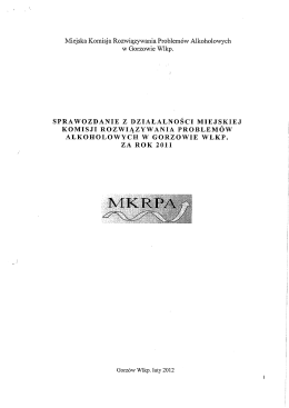 Sprawozdanie MKRPA - 2011 - MKRPA