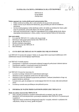 Tritace 10 ulotka do pacjenta