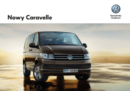 Nowy Caravelle - Volkswagen samochody użytkowe. VW dostawcze