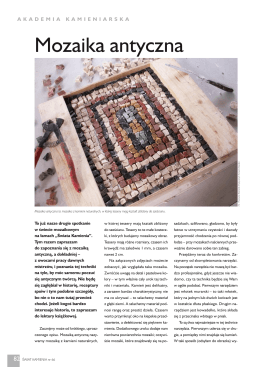 Mozaika antyczna - Pracownia Rzemiosł Artystycznych Karwat