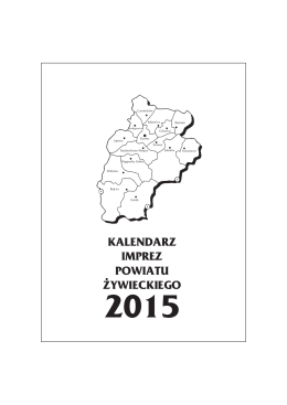 Kalendarz Imprez 2015 - Starostwo Powiatowe w Żywcu