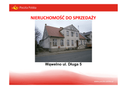 Wąwelno prezentacja Lokal Mieszkalny NOWA