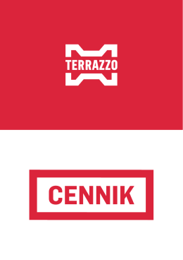 CENNIK - Terrazzo