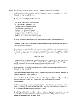 Zasady akcji #hohohomeyou, czyli rabaty, vouchery i