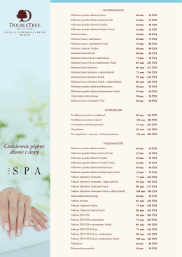 Sprawdź cennik usług Manicure & Pedicure