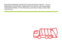 zagospodarowanie odpadów to wieloetapowy proces – od ich