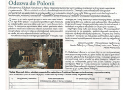 Photo pleine page - Federacja Polonii Francuskiej