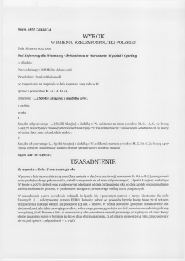 Wyrok i uzasadnienie I C 2432/14