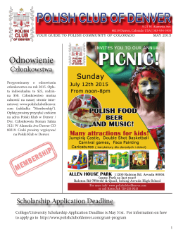 PDF - Polish Club of Denver